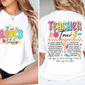 Retro Teacher Shirt ABCD Teacher Tour Shirt Back School Shirt End Year Pnh Shirt Teacher Kindergarten Teacher T-Shirts, Hoodie, Sweatshirt - T-Shirt, Sweatshirt, Hoodie