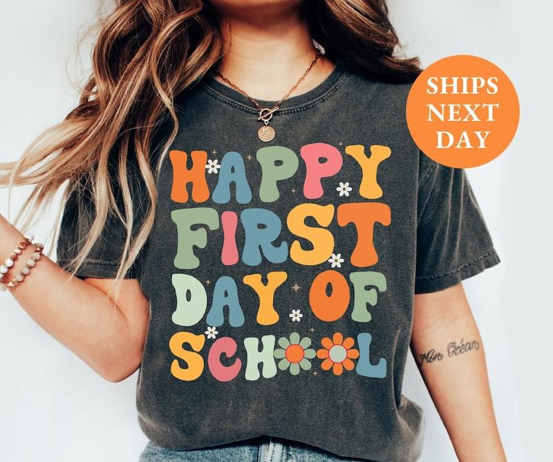 Retro Teacher Shirts Back School Teacher Shirt First Day School Shirt Teachers T-Shirts, Hoodie, Sweatshirt - T-Shirt, Sweatshirt, Hoodie