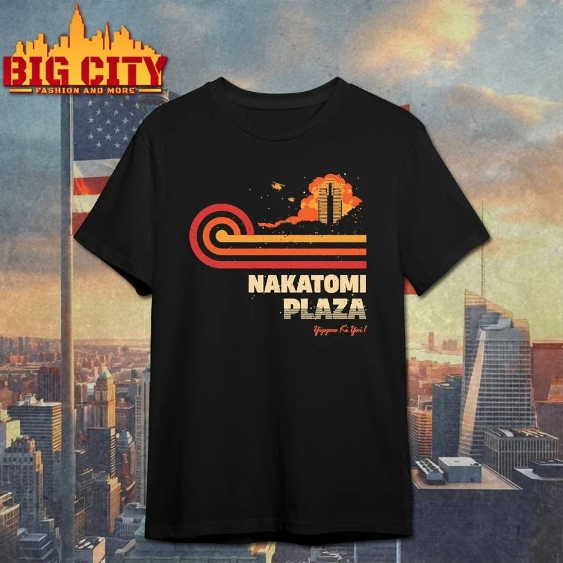 Retro Vintage Nakatomi Plaza shirt Unisex T-shirt, Sweatshirt, Hoodie, Long Sleeve Tee - T-Shirt, Sweatshirt, Hoodie
