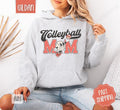 Retro Volleyball Mom Volleyball Mom Cute Volleyball Hooded T-Shirts, Hoodie, Sweatshirt - T-Shirt, Sweatshirt, Hoodie