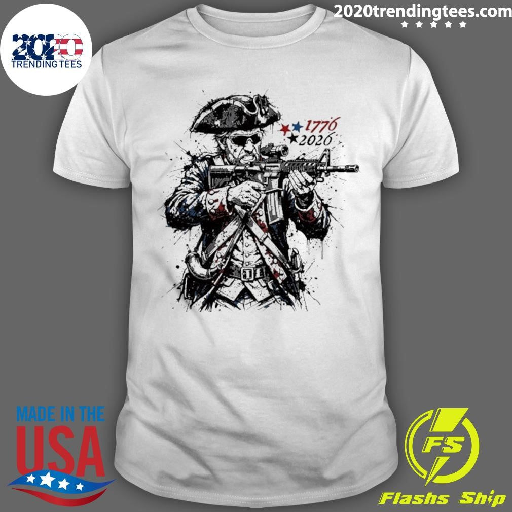 Revolutionary Splatter 1776 2026 Shirt Unisex T-shirt, Sweatshirt, Hoodie, Long Sleeve Tee - T-Shirt, Sweatshirt, Hoodie