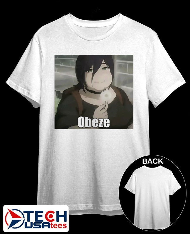 Reze Obese anime shirt Unisex T-shirt, Sweatshirt, Hoodie, Long Sleeve Tee - T-Shirt, Sweatshirt, Hoodie