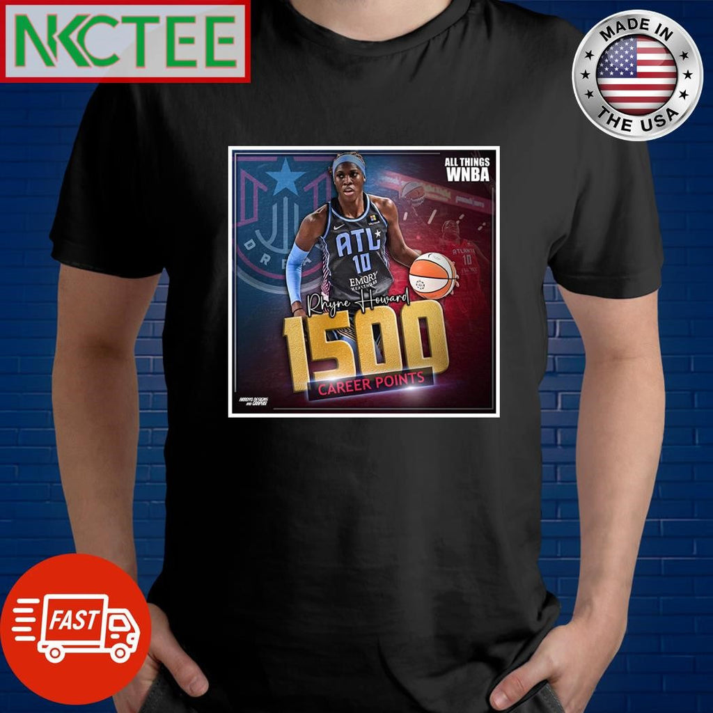 Rhyne Howard has surpassed 1,500 career points shirt Unisex T-shirt, Sweatshirt, Hoodie, Long Sleeve Tee - T-Shirt, Sweatshirt, Hoodie