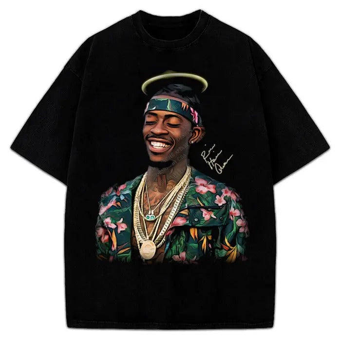 Rich Homie Quan Flex Forever Tribute Custom Black R.I.P Cotton Menswear Top T-Shirts, Hoodie, Sweatshirt - T-Shirt, Sweatshirt, Hoodie