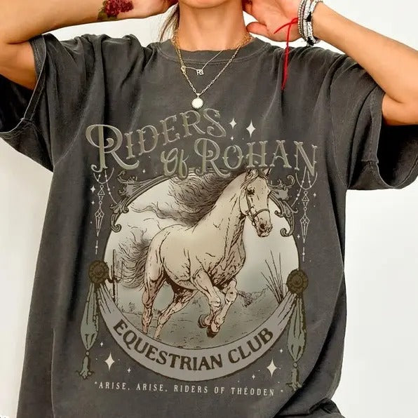 Riders Rohan Equestrian Club Fantasy Book Lover Bookish Shirt Geek T-Shirts, Hoodie, Sweatshirt - T-Shirt, Sweatshirt, Hoodie