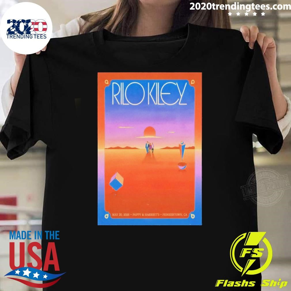 Rilo Kiley Pioneertown CA May 20, 2026 Poster Shirt Unisex T-shirt, Sweatshirt, Hoodie, Long Sleeve Tee - T-Shirt, Sweatshirt, Hoodie