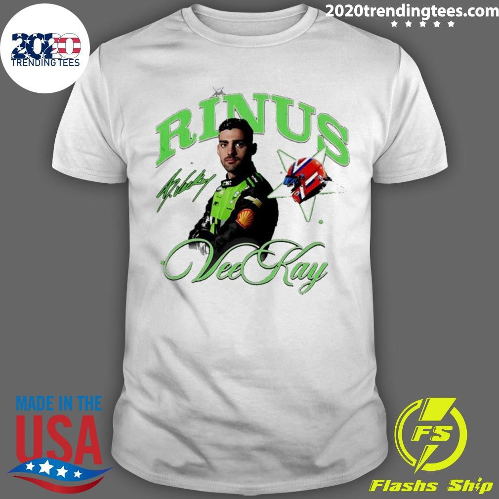 Rinus Veekay Indycar Signature Shirt Unisex T-shirt, Sweatshirt, Hoodie, Long Sleeve Tee - T-Shirt, Sweatshirt, Hoodie