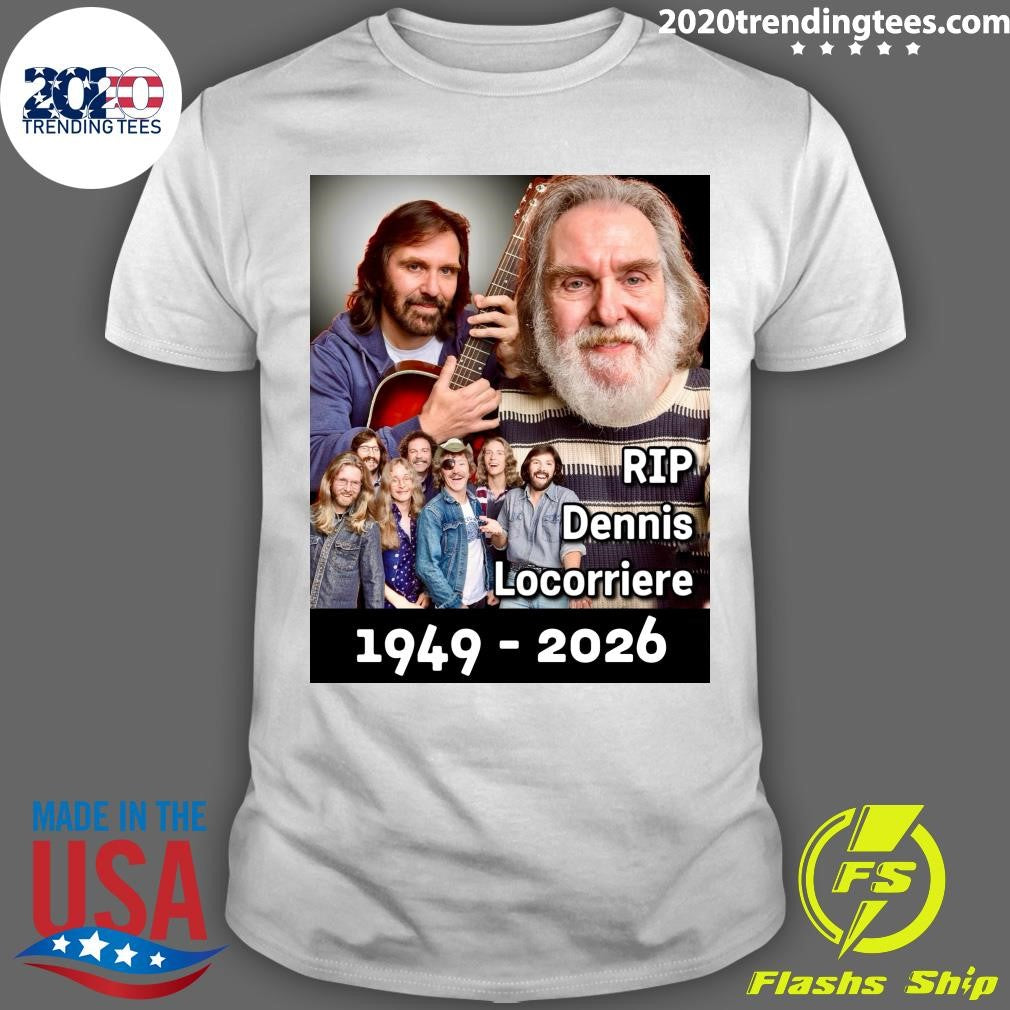 Rip Dennis Locorriere 1949-2026 Shirt Unisex T-shirt, Sweatshirt, Hoodie, Long Sleeve Tee - T-Shirt, Sweatshirt, Hoodie