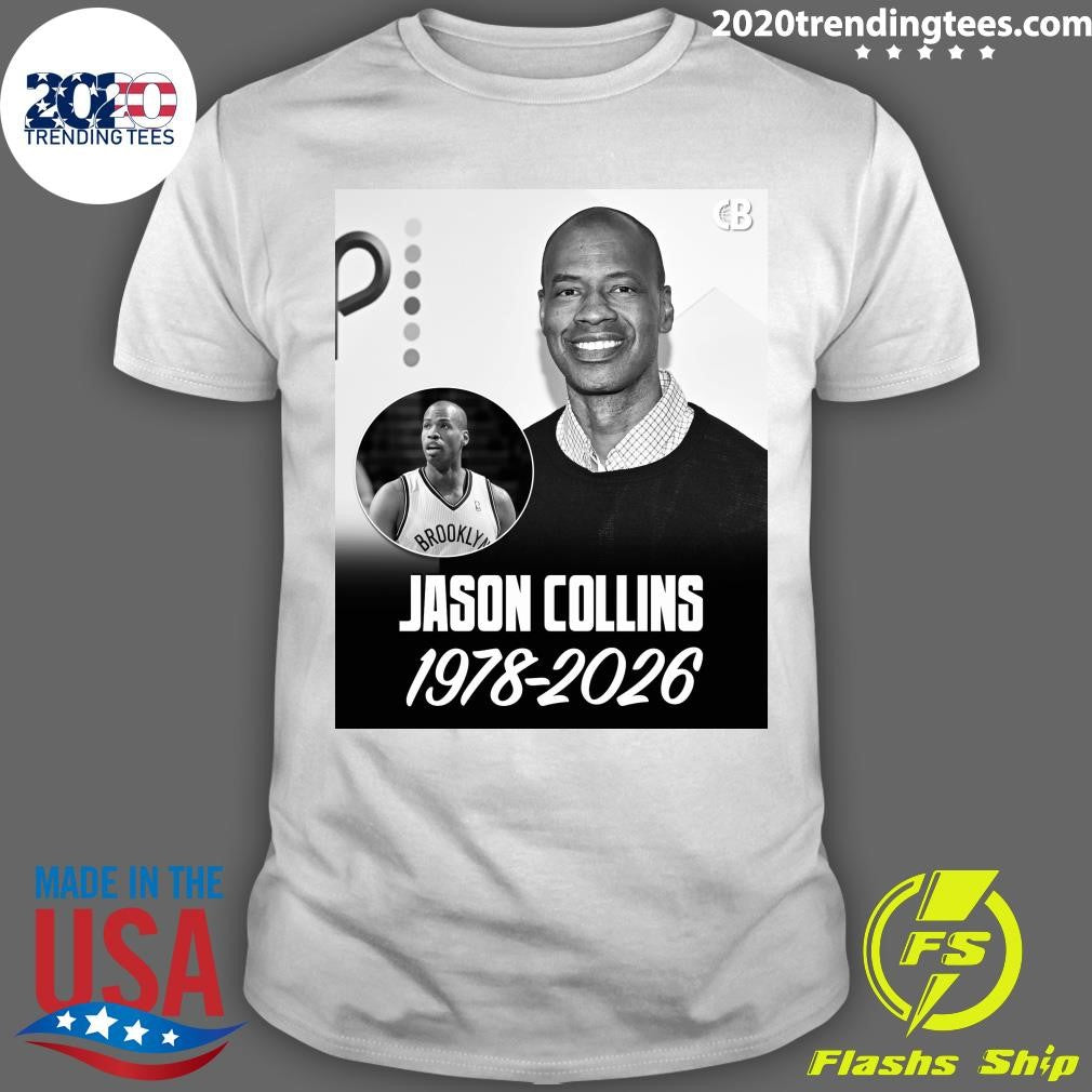 Rip Jason Collins 1978-2026 Shirt Unisex T-shirt, Sweatshirt, Hoodie, Long Sleeve Tee - T-Shirt, Sweatshirt, Hoodie