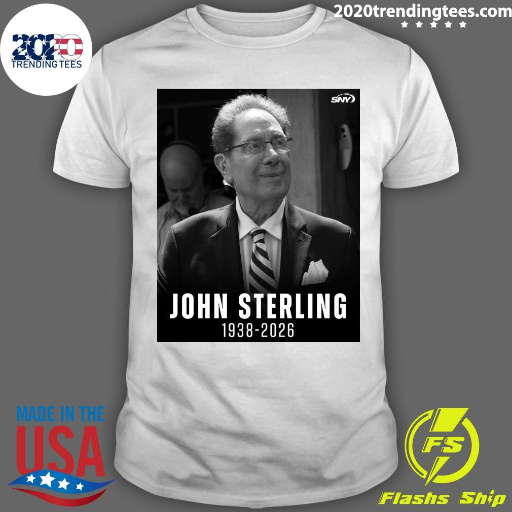 Rip John Sterling 1938-2026 Shirt Unisex T-shirt, Sweatshirt, Hoodie, Long Sleeve Tee - T-Shirt, Sweatshirt, Hoodie