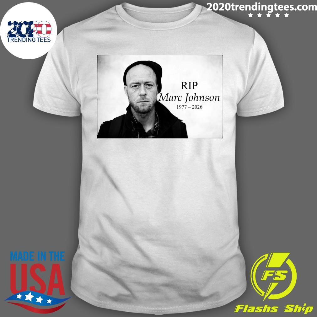 Rip Marc Johnson 1977-2026 Shirt Unisex T-shirt, Sweatshirt, Hoodie, Long Sleeve Tee - T-Shirt, Sweatshirt, Hoodie