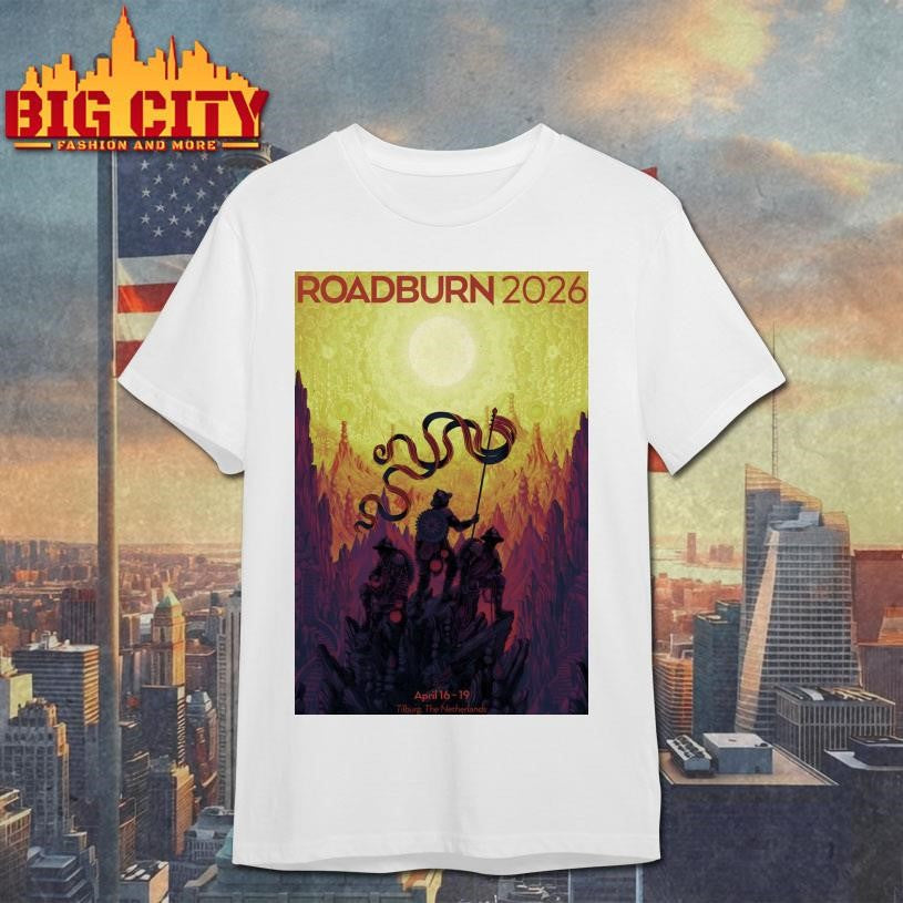 Roadburn Festival Tilburg Netherlands Apr 16-19 2026 Poster Shirt Unisex T-shirt, Sweatshirt, Hoodie, Long Sleeve Tee - T-Shirt, Sweatshirt, Hoodie