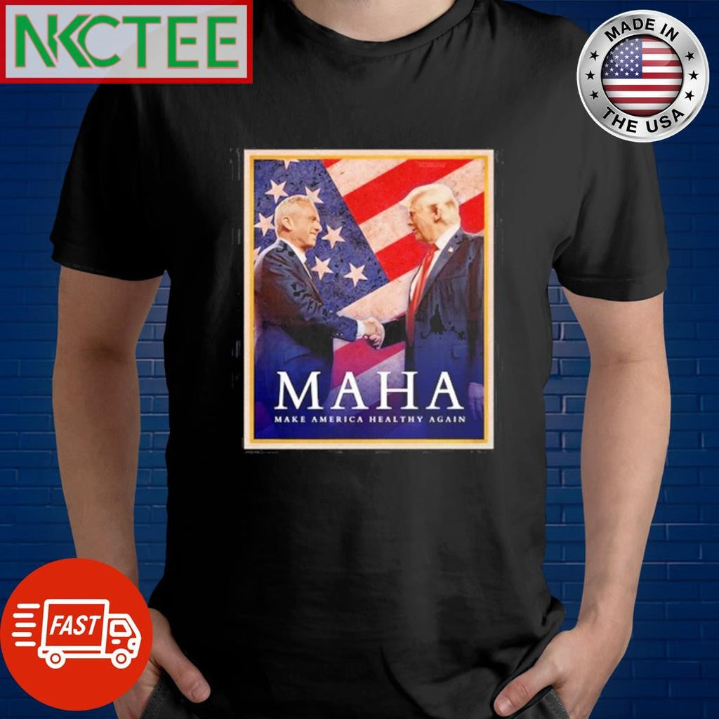 Robert F. Kennedy Jr Maha Make America Healthy Again Shirt Unisex T-shirt, Sweatshirt, Hoodie, Long Sleeve Tee - T-Shirt, Sweatshirt, Hoodie