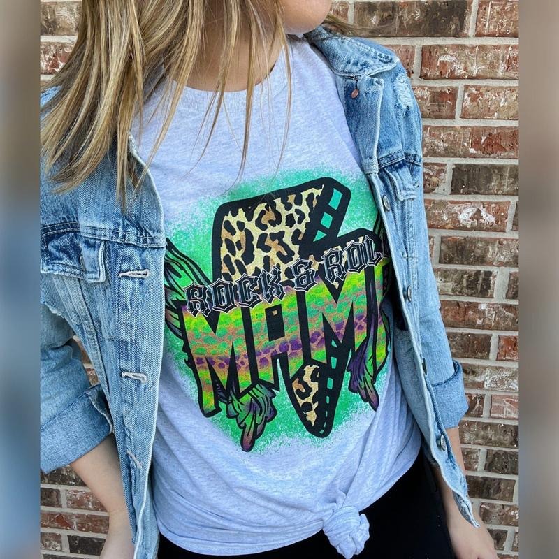 Rock & Roll Leopard Mama T-Shirts, Hoodie, Sweatshirt - T-Shirt, Sweatshirt, Hoodie