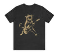 Rock Cat Playing Guitar Shirt Funny Guitar Cat Menswear Top T-Shirts, Hoodie, Sweatshirt - T-Shirt, Sweatshirt, Hoodie