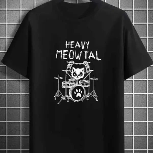 Rock Music Lover Pattern Print Comfy Music Festival 100% Cotton Crew Neck Slight Stretch Breathable & Resistant Short Sleeve Outdoor & Daily T-Shirts, Hoodie, Sweatshirt - T-Shirt, Sweatshirt, Hoodie
