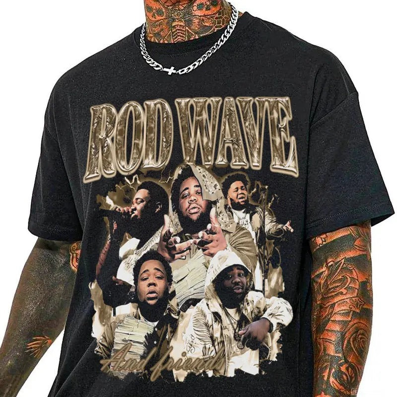 Rod Wave Brown Version Shirt Rod Wave Last Lap 2024 Tour Music Rod Wave Rapper Rod Wave Rod Wave Fan Cotton S T-Shirts, Hoodie, Sweatshirt - T-Shirt, Sweatshirt, Hoodie