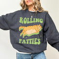 Rolling Fatties Cat Fat Cat Kitten Lovers Funny Meme Cute Cat T-Shirts, Hoodie, Sweatshirt - T-Shirt, Sweatshirt, Hoodie