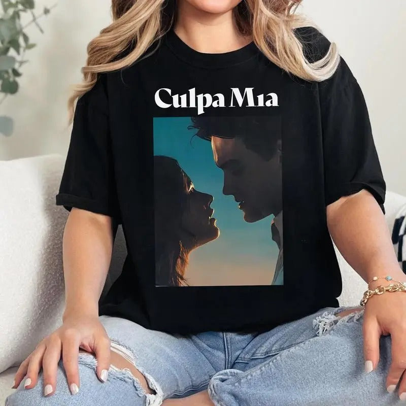Romantic Vintage Shirt Mia Shirt Culpa Mia Vintage T-Shirts, Hoodie, Sweatshirt - T-Shirt, Sweatshirt, Hoodie
