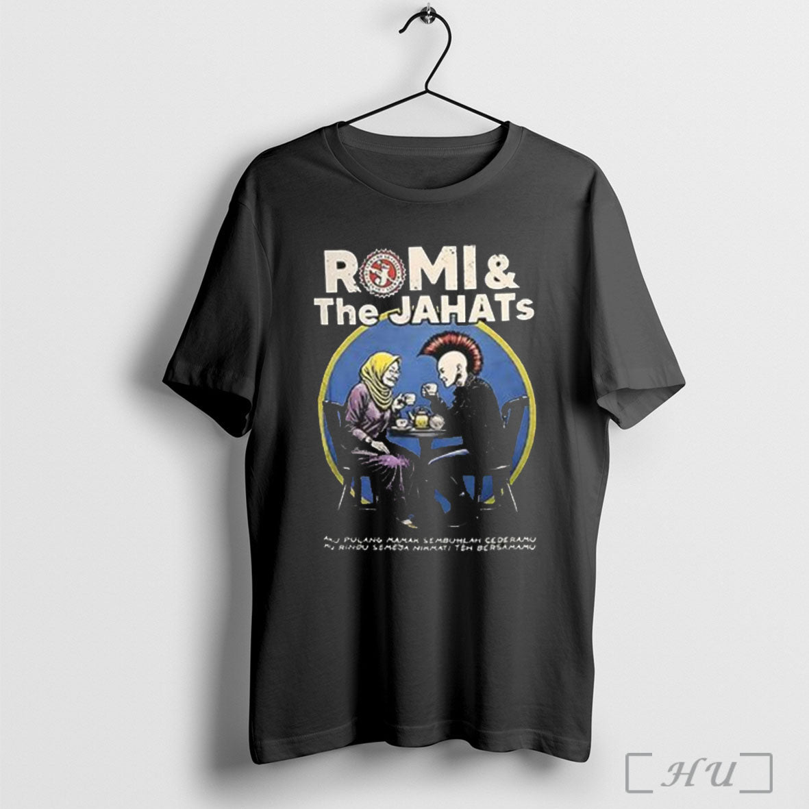 Romi And The Jahats Old Lady Punk Tea Time T Shirt Unisex T-shirt, Sweatshirt, Hoodie, Long Sleeve Tee - T-Shirt, Sweatshirt, Hoodie
