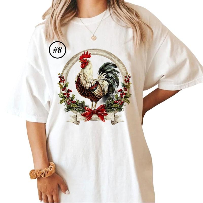Rooster Watercolor Farm Animals Cute Party Hunting All #Faf 1 Cotton Top T-Shirts, Hoodie, Sweatshirt - T-Shirt, Sweatshirt, Hoodie