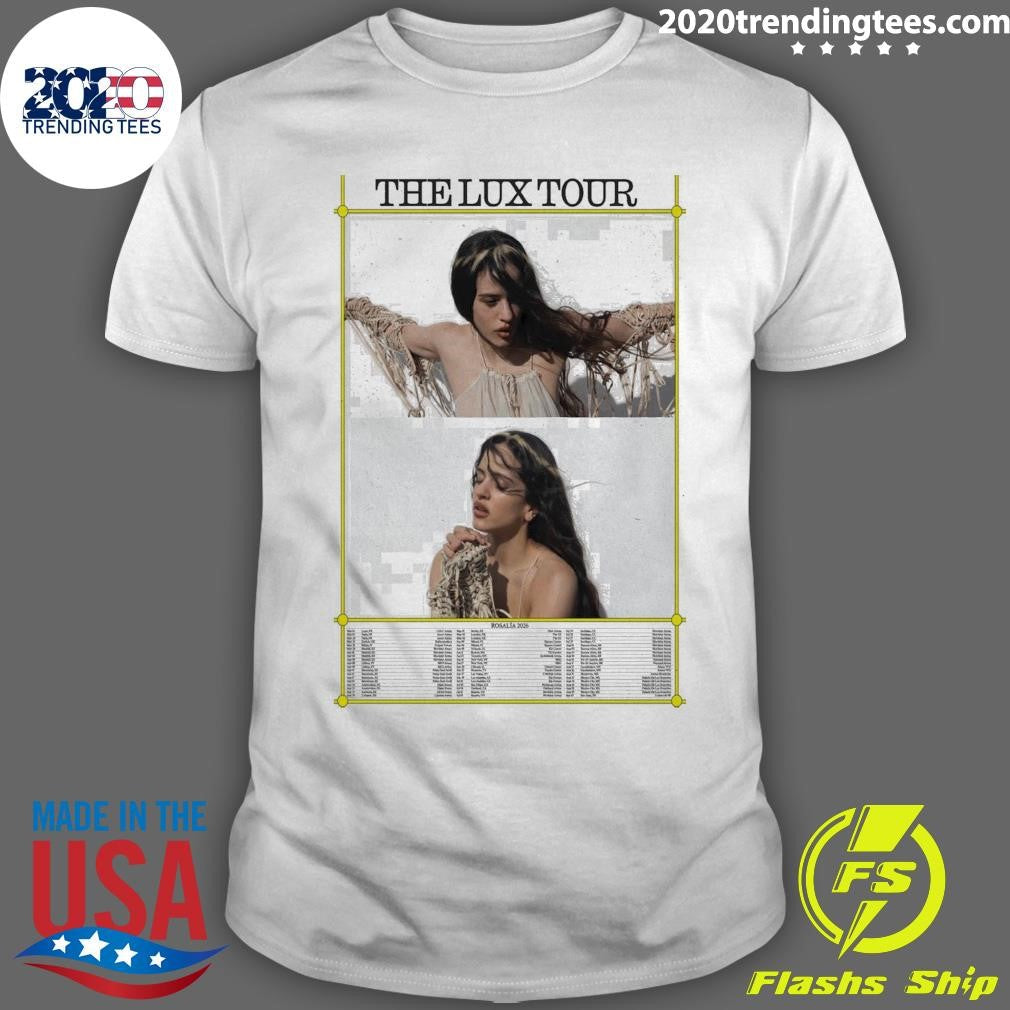 Rosala the LUX Tour 2026 Shirt Unisex T-shirt, Sweatshirt, Hoodie, Long Sleeve Tee - T-Shirt, Sweatshirt, Hoodie