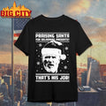 Roy Keane Praising Santa for delivering presents thats his job ugly Christmas portrait shirt - T-Shirt, Sweatshirt, Hoodie