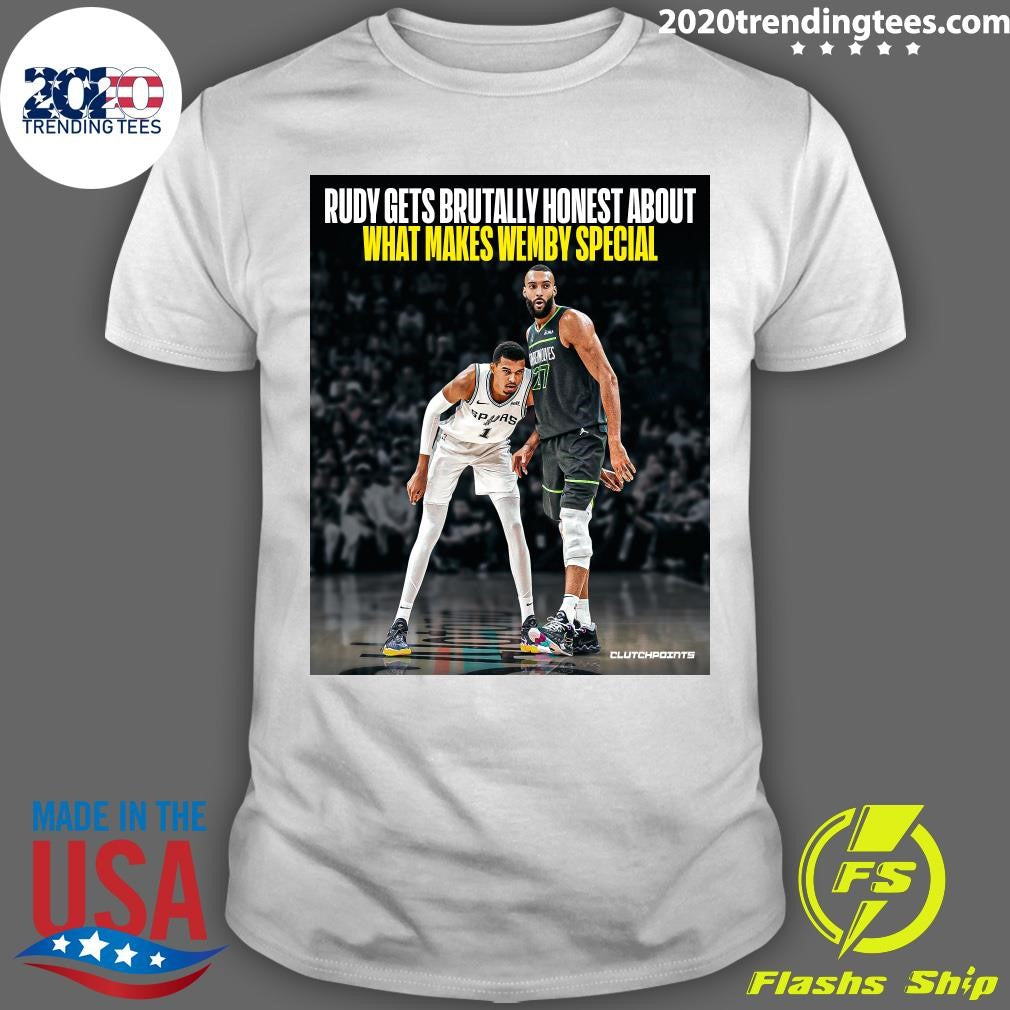 Rudy Gobert And Victor Wembanyama Rudy Gets Brutally Honest About What Makes Wemby Special Shirt - T-Shirt, Sweatshirt, Hoodie