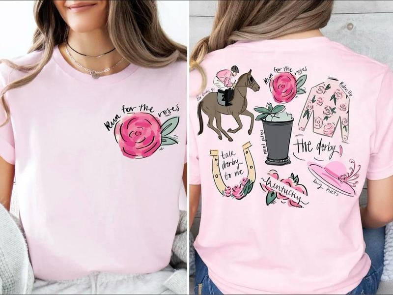 Run Roses Shirt Derby Day Race Weekend Derby Derby Time Horse Racing Horse Lover T-Shirts, Hoodie, Sweatshirt - T-Shirt, Sweatshirt, Hoodie