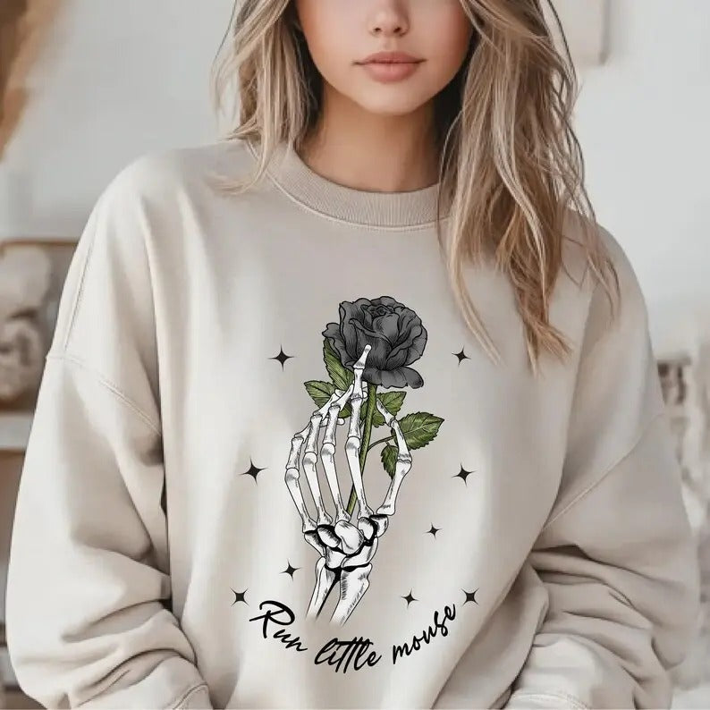 Run Little Mouse Shirt Bookish Haunting Adeline Smutty Cat Mouse Duet Zade Meadows T-Shirts, Hoodie, Sweatshirt - T-Shirt, Sweatshirt, Hoodie