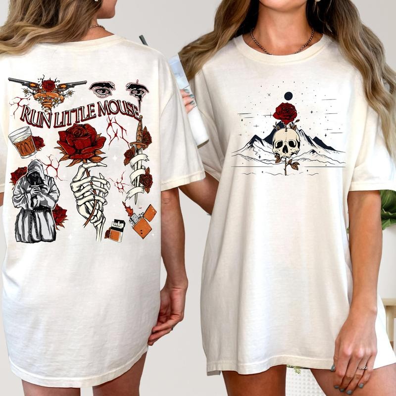 Run Little Mouse Haunting Adeline Zade Meadows Book Lover Dark Romance Smut T-Shirts, Hoodie, Sweatshirt - T-Shirt, Sweatshirt, Hoodie