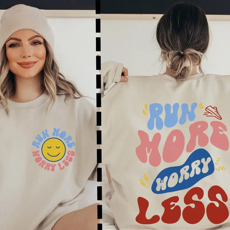 Run More Worry Less Marathon Runner Gym Pump Cover Runner Runner Run Running Giftstyle{N002}2 T-Shirts, Hoodie, Sweatshirt - T-Shirt, Sweatshirt, Hoodie