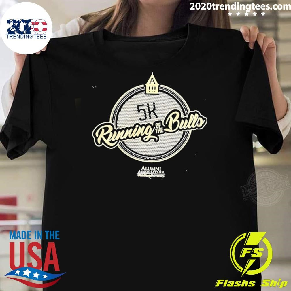 Running Of The Bulls Usu Homecoming 5k Shirt Unisex T-shirt, Sweatshirt, Hoodie, Long Sleeve Tee - T-Shirt, Sweatshirt, Hoodie