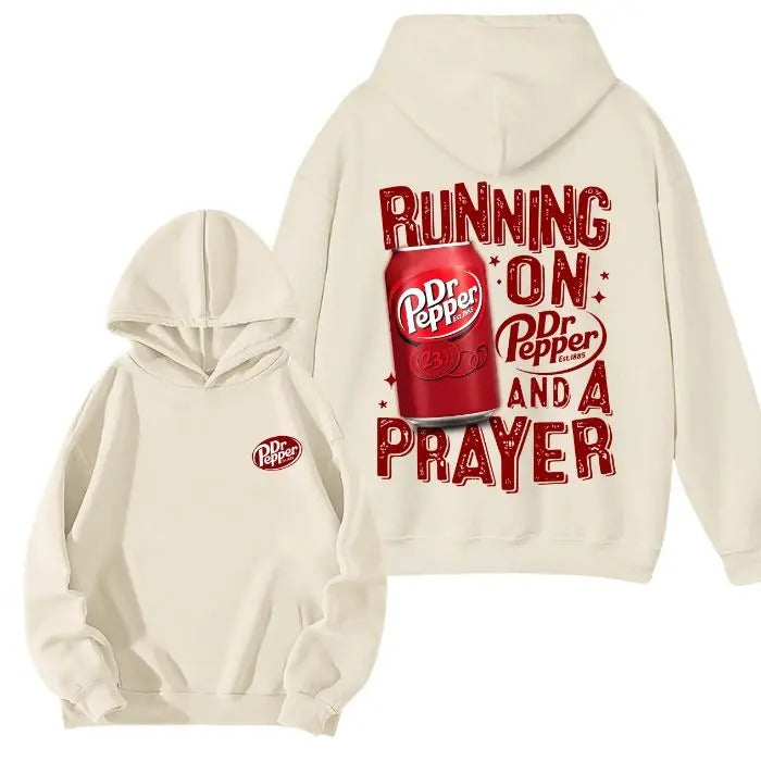 Running Dr.Pepper Prayer 2 Sided 100% Cotton Faith T-Shirts, Hoodie, Sweatshirt - T-Shirt, Sweatshirt, Hoodie