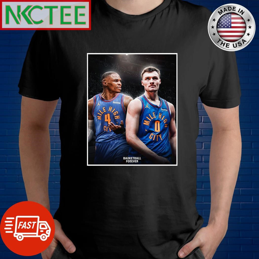Russell Westbrook will wear No.4 at the Nuggets after he asked third-year guard Christian Braun about taking his No.0 jersey, but Braun refused shirt - T-Shirt, Sweatshirt, Hoodie