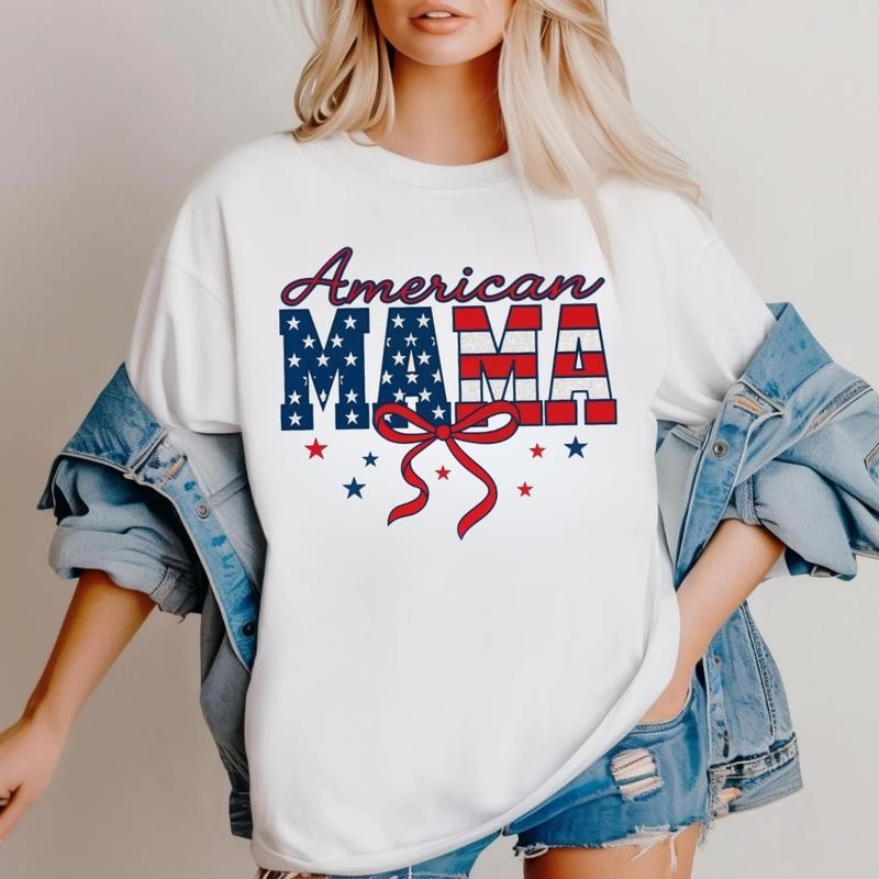 [SALE UP 60%] American Mama Checkered Patriotic 4th July Memorial Day Shirt Moms USA T-Shirts, Hoodie, Sweatshirt - T-Shirt, Sweatshirt, Hoodie
