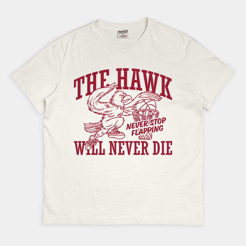 Saint Joseph'S " Hawk Will Never Die" Heavyweight Style001 T-Shirts, Hoodie, Sweatshirt - T-Shirt, Sweatshirt, Hoodie