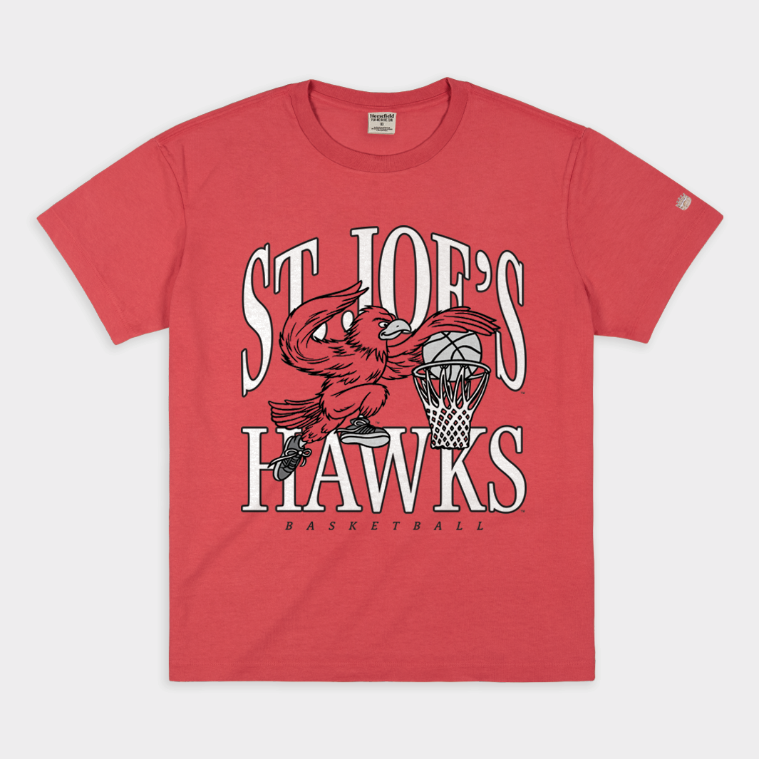 Saint Joseph'S Hawks Basketball Vintage Heavyweight T-Shirts, Hoodie, Sweatshirt - T-Shirt, Sweatshirt, Hoodie