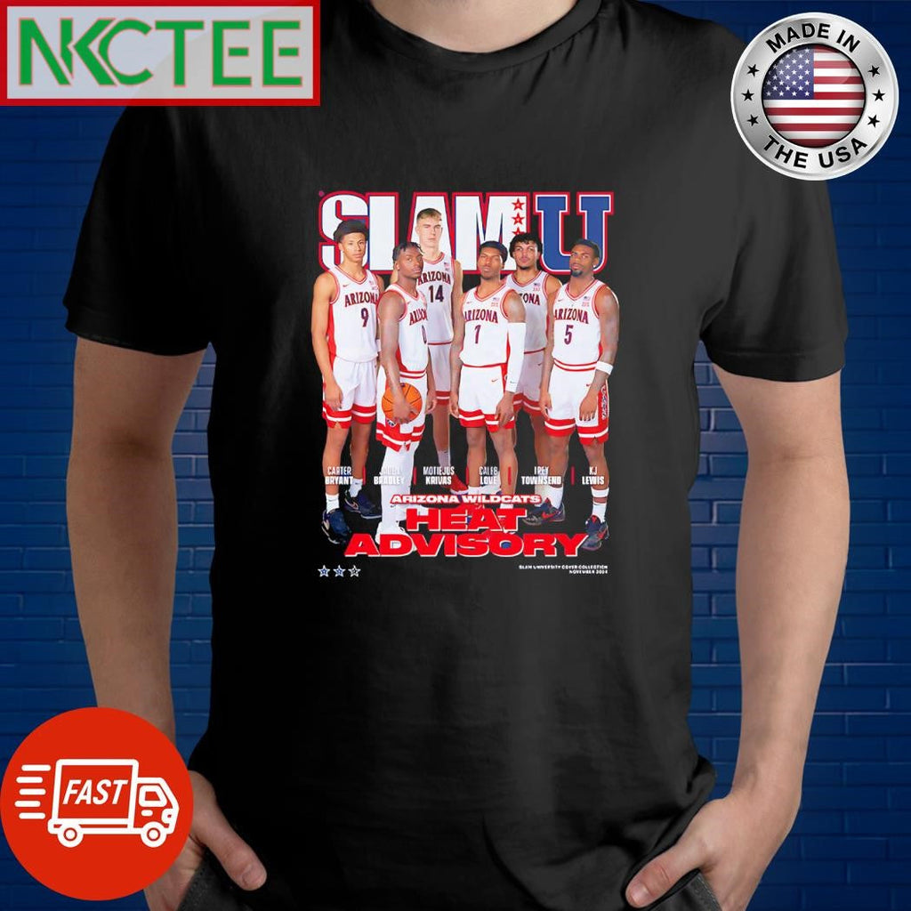 SLAM Arizona Wildcats heat advisory shirt Unisex T-shirt, Sweatshirt, Hoodie, Long Sleeve Tee - T-Shirt, Sweatshirt, Hoodie