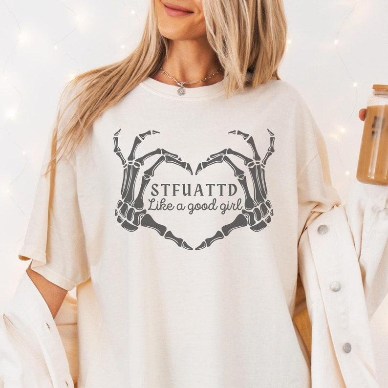 STFUATTDLAGG Like Good Girl Dark Romance STFUATTDLAGG Good Girl Spicy Booktok Smut Shirt Morally Grey Book Club Shirt T-Shirts, Hoodie, Sweatshirt - T-Shirt, Sweatshirt, Hoodie