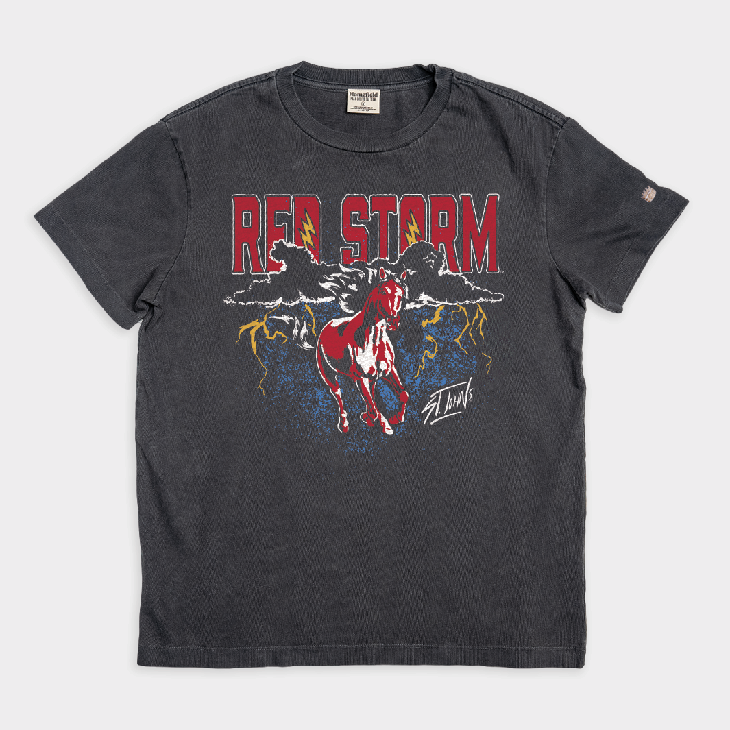 St. John'S Red Storm Thunder Vintage Heavyweight Style001 T-Shirts, Hoodie, Sweatshirt - T-Shirt, Sweatshirt, Hoodie