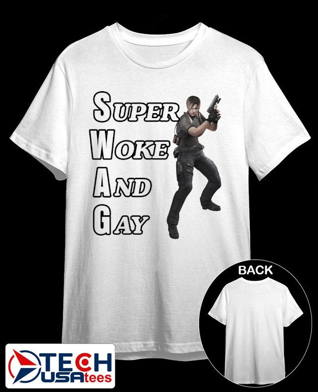 SWAG super woke and gay shirt Unisex T-shirt, Sweatshirt, Hoodie, Long Sleeve Tee - T-Shirt, Sweatshirt, Hoodie