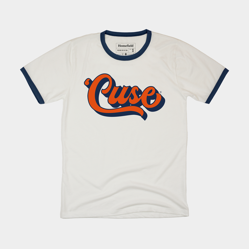 Syracuse Script "'Cuse" Ringer Style001 T-Shirts, Hoodie, Sweatshirt - T-Shirt, Sweatshirt, Hoodie