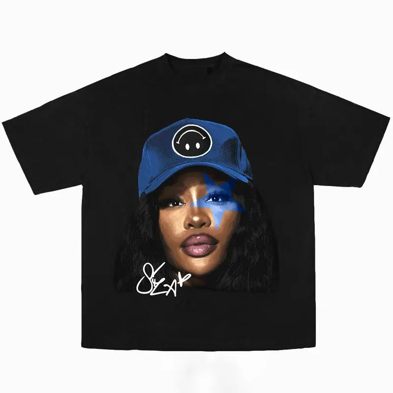 SZA Blue Star Music Shirt T-Shirts, Hoodie, Sweatshirt - T-Shirt, Sweatshirt, Hoodie