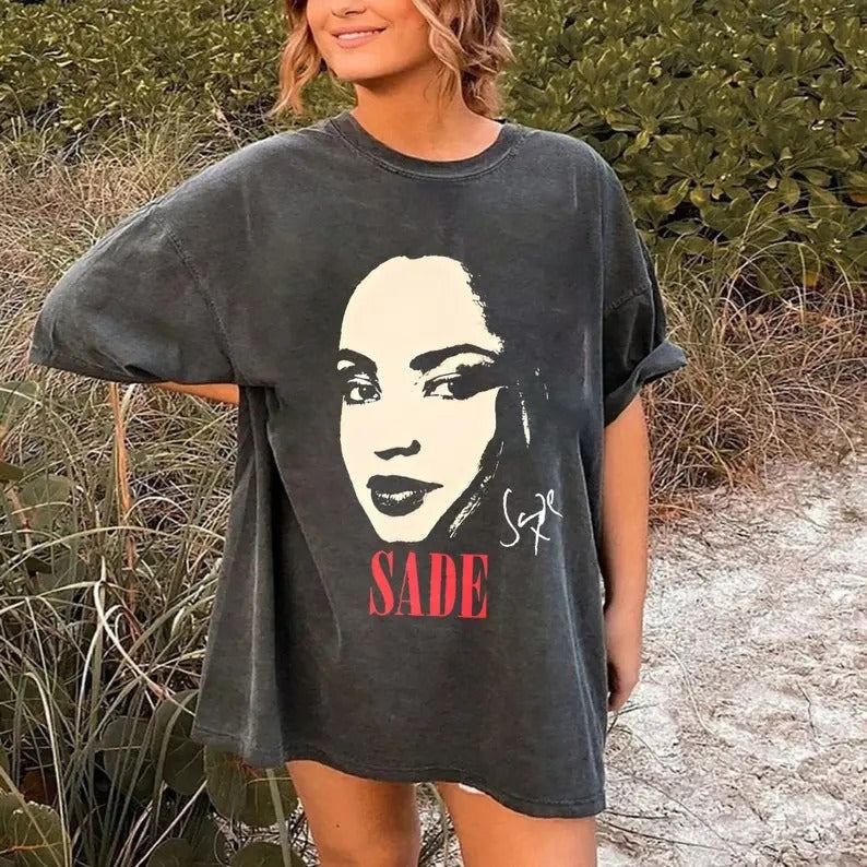 Sade Face Vintage 90s Vintage Sade Shirt Country Music Pop Music Fan Shirt T-Shirts, Hoodie, Sweatshirt - T-Shirt, Sweatshirt, Hoodie