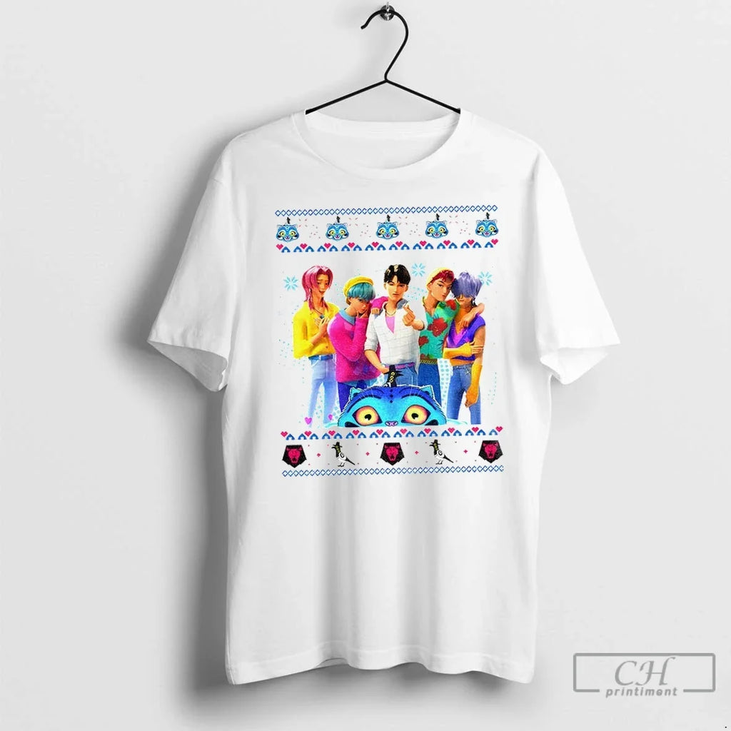Saja Boys Band Ugly Derpy The Tiger Kpop Movie Tour Christmas T Shirts Unisex T-shirt, Sweatshirt, Hoodie, Long Sleeve Tee - T-Shirt, Sweatshirt, Hoodie