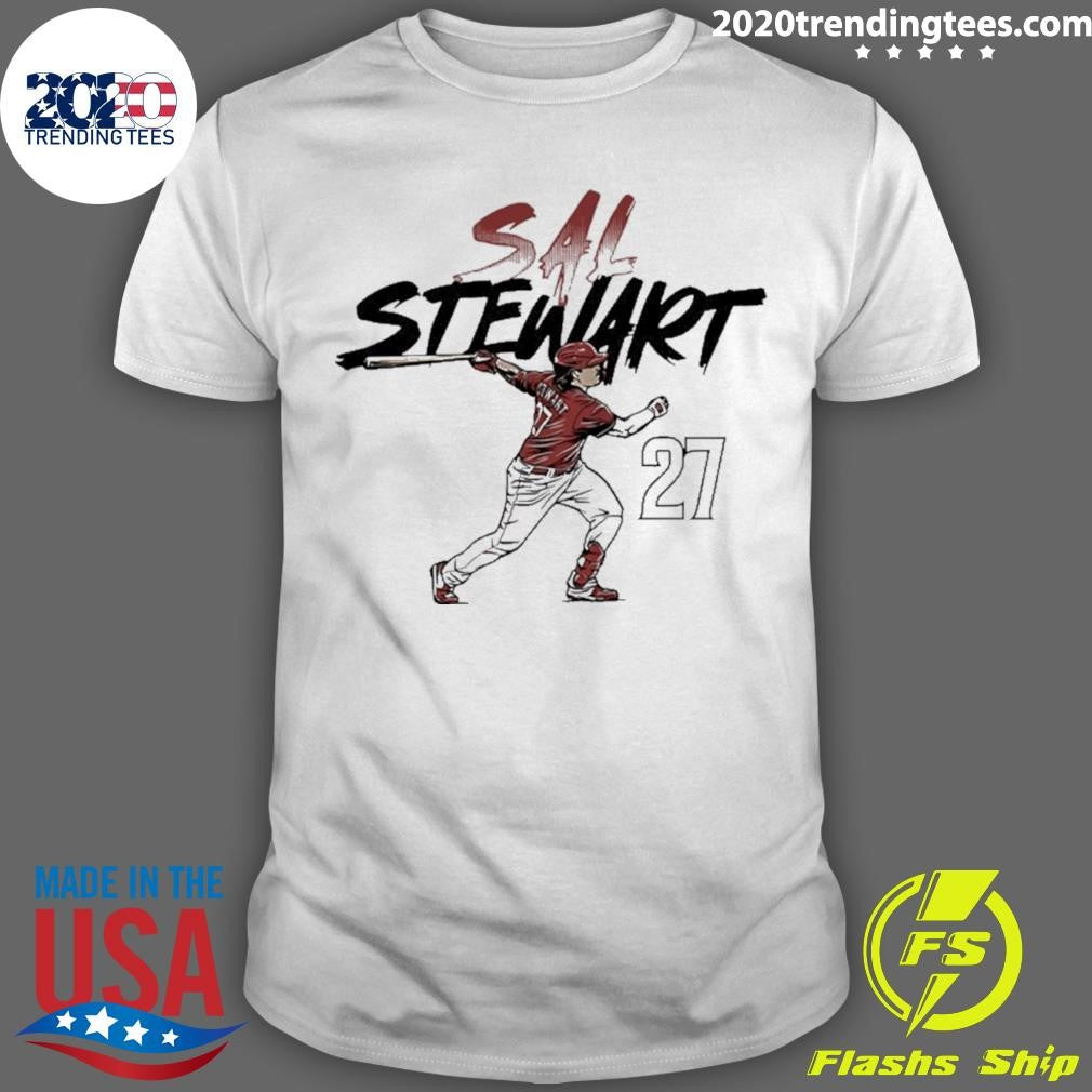 Sal Stewart 27 Cincinnati Reds Slugger Swing Shirt Unisex T-shirt, Sweatshirt, Hoodie, Long Sleeve Tee - T-Shirt, Sweatshirt, Hoodie