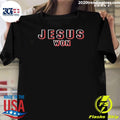 Sal Stewart Reds Jesus Won Shirt Unisex T-shirt, Sweatshirt, Hoodie, Long Sleeve Tee - T-Shirt, Sweatshirt, Hoodie