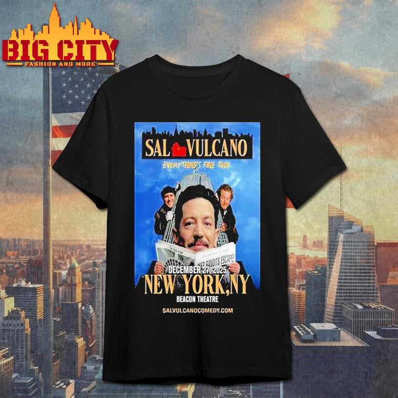 Sal Vulcano New York December 27 2025 Show Shirt Unisex T-shirt, Sweatshirt, Hoodie, Long Sleeve Tee - T-Shirt, Sweatshirt, Hoodie
