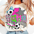[Sale 45% Off] Preppy Soccer Mama Soccer Brushstroke Shirt Soccer Lightning Bolt Mama Coquette T-Shirts, Hoodie, Sweatshirt - T-Shirt, Sweatshirt, Hoodie